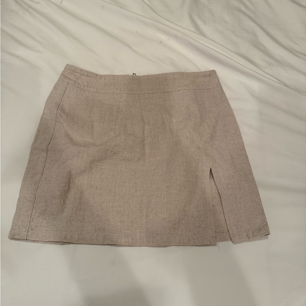 Princess Polly Women's Mini Skirt Cream Color